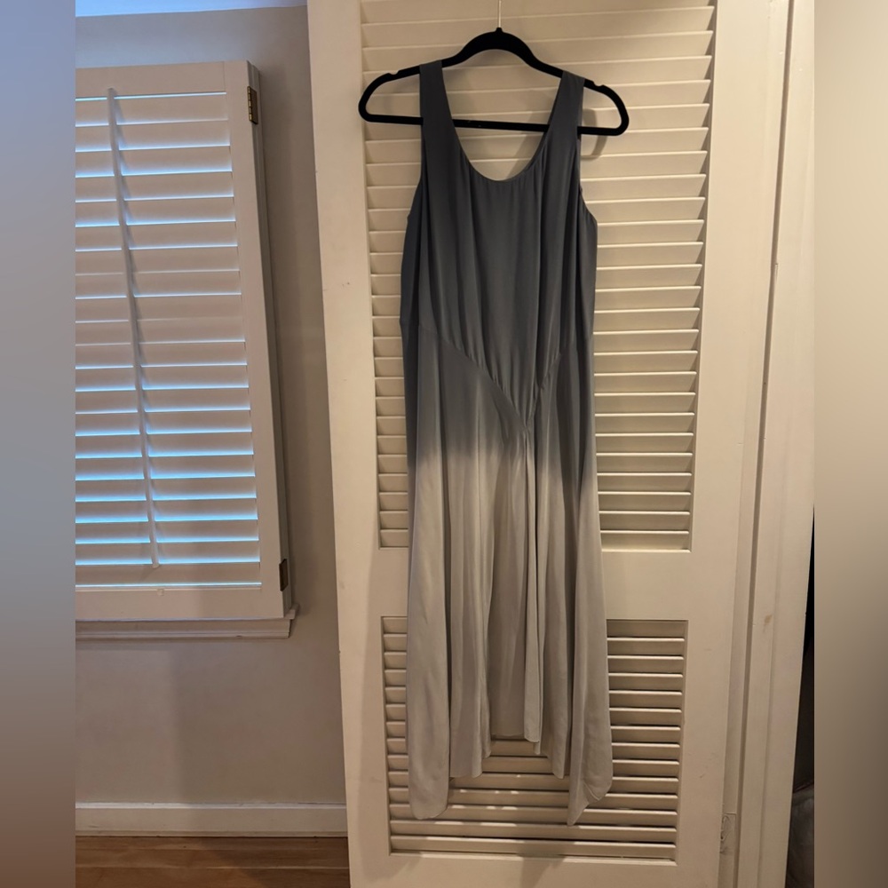 Eileen Fisher ombre 100% silk slip dress